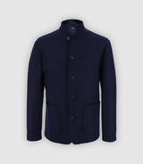 Veste col mao marine - IZAC