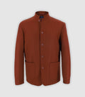 Veste col mao terracota - IZAC