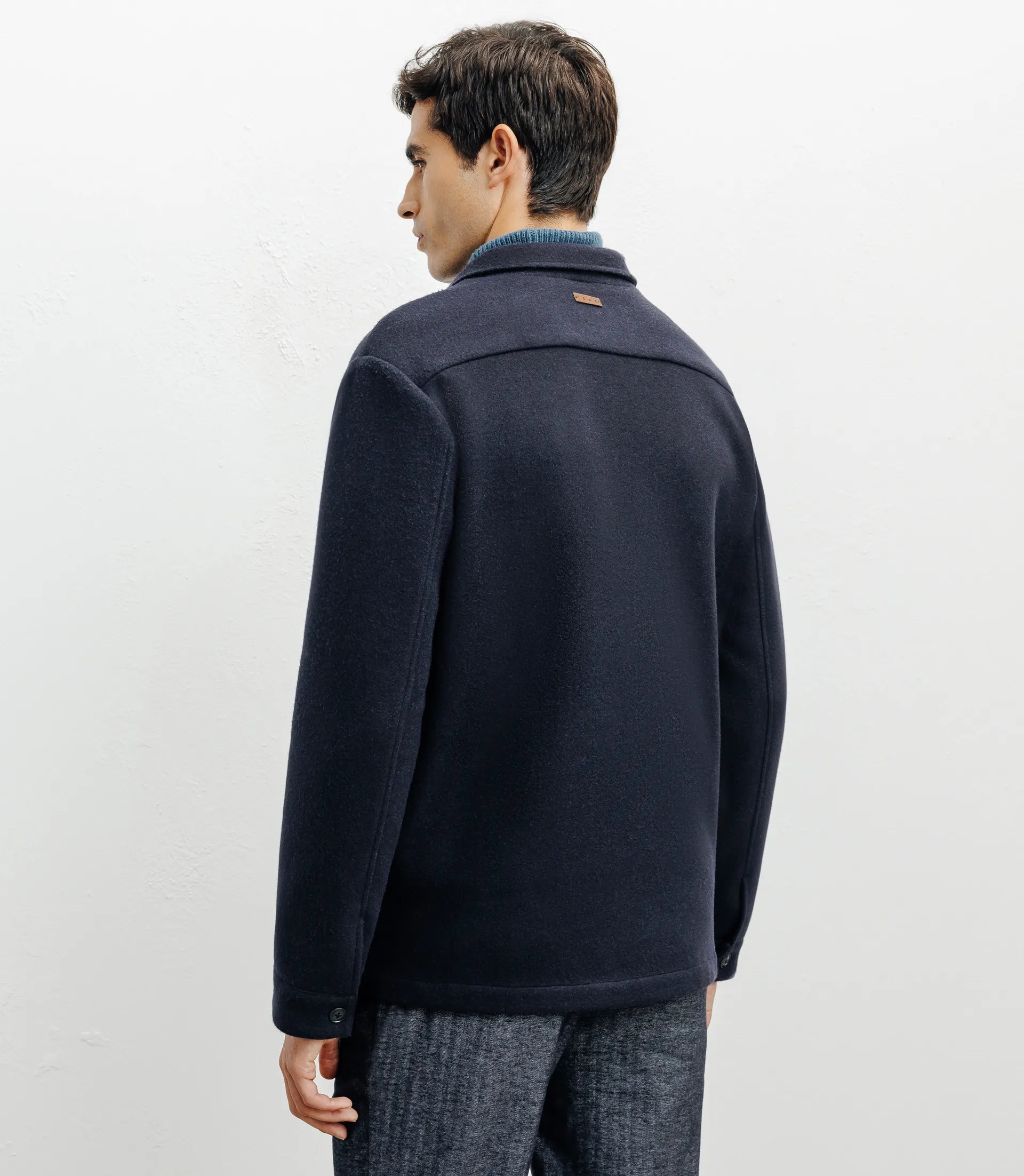 Veste casual 3 poches marine - IZAC