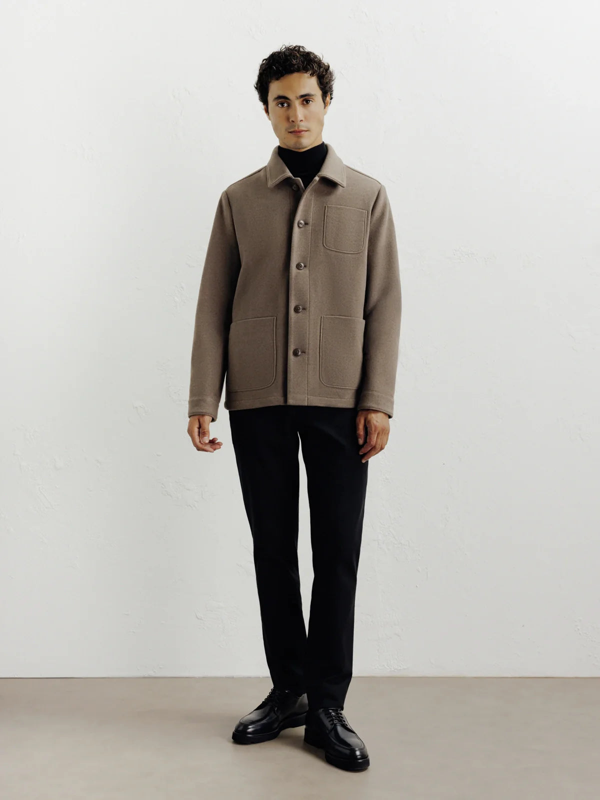 Veste casual 3 poches taupe - IZAC