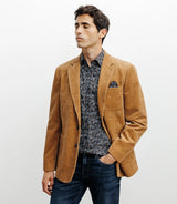 Veste en velours côtelé camel - IZAC