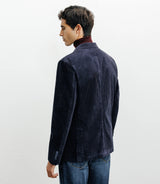 Veste en velours côtelé marine - IZAC