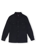 Veste casual col chemise marine - IZAC