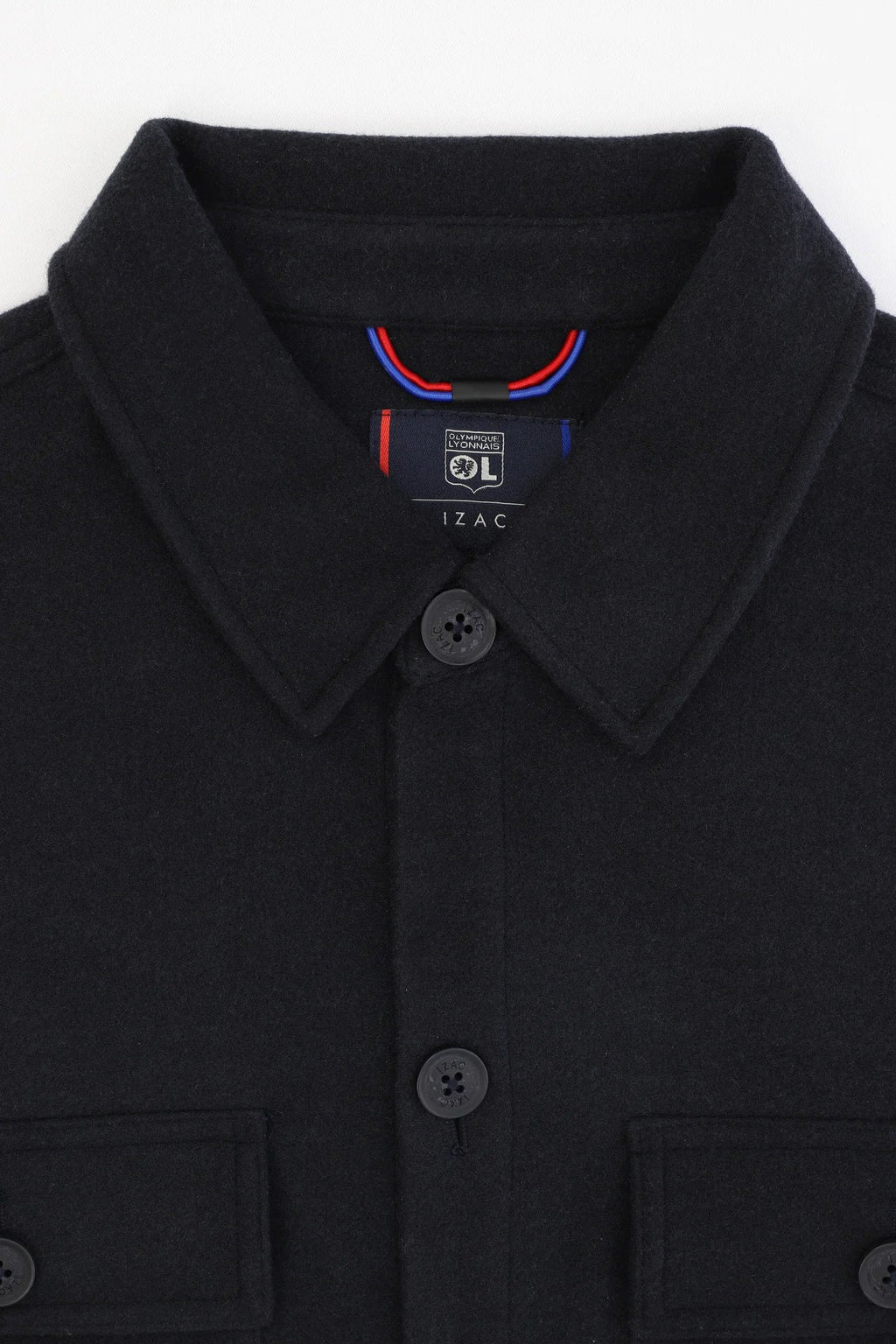 Veste casual col chemise marine - IZAC