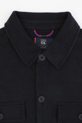 Veste casual col chemise marine - IZAC