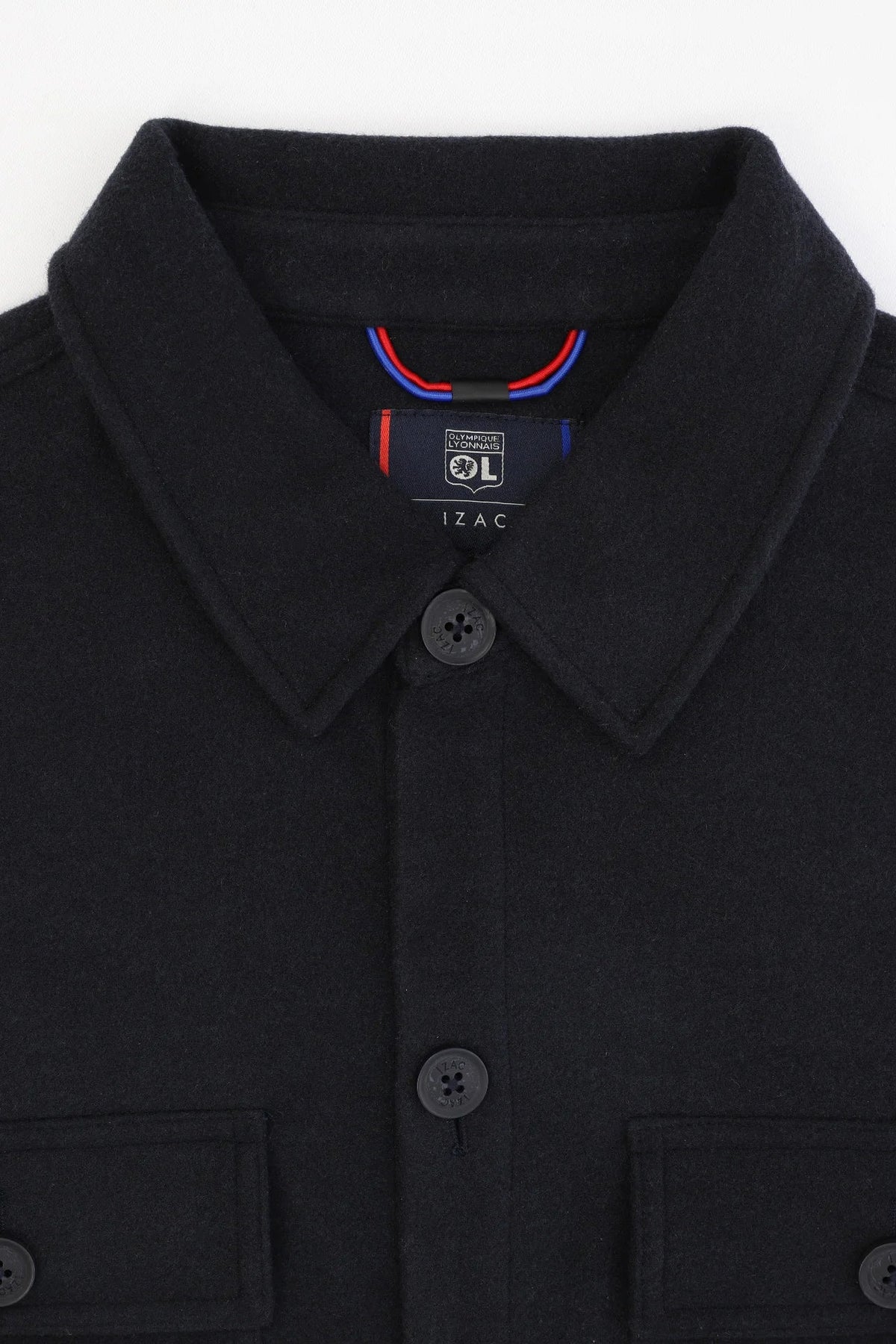 Veste casual col chemise marine - IZAC