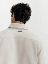 Veste casual col chemise beige - IZAC