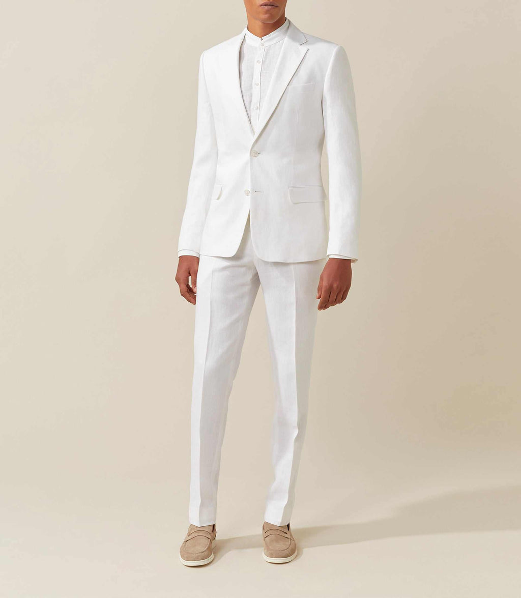 Veste de costume blanche "London" - IZAC