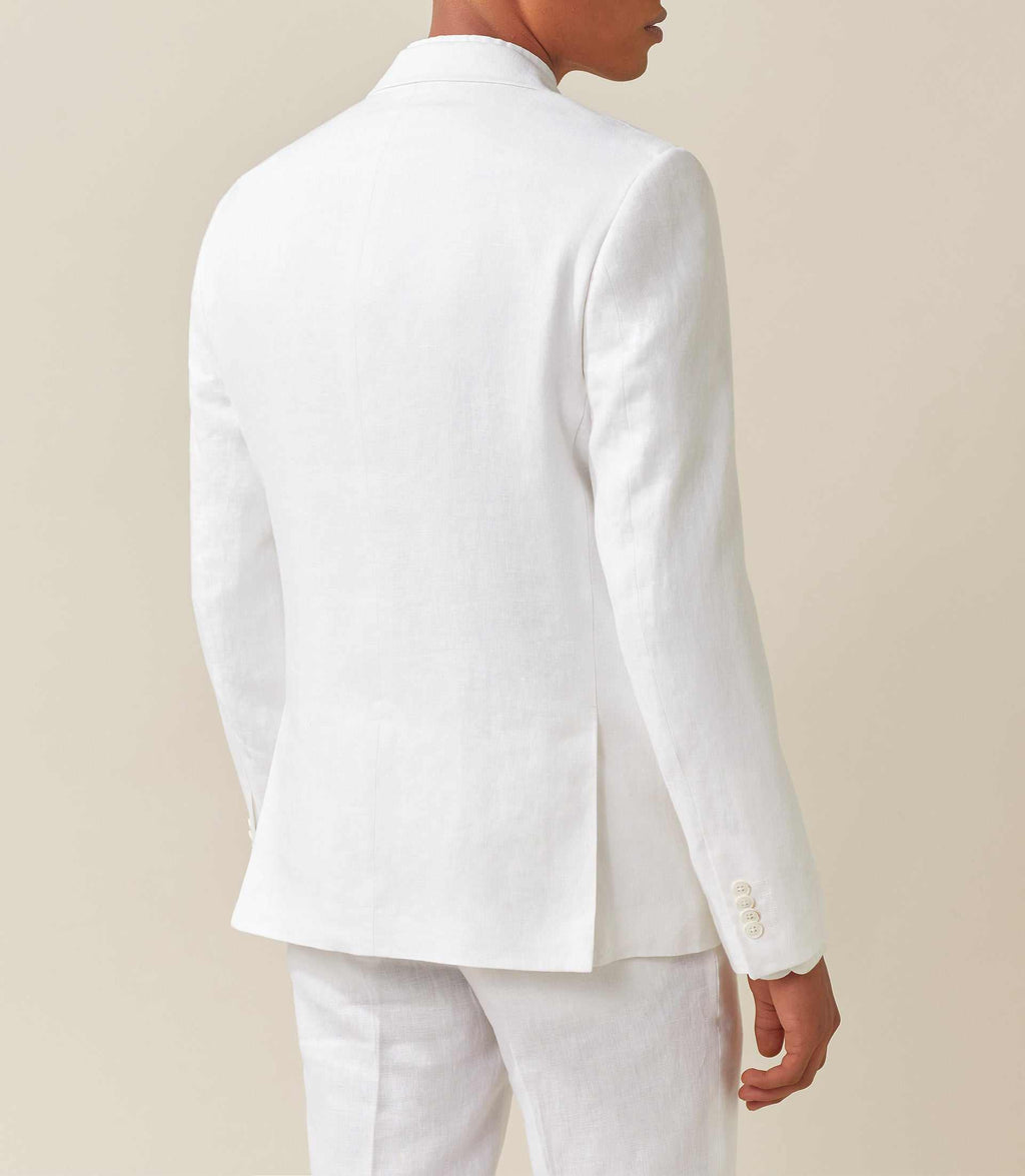 Veste de costume blanche "London" - IZAC
