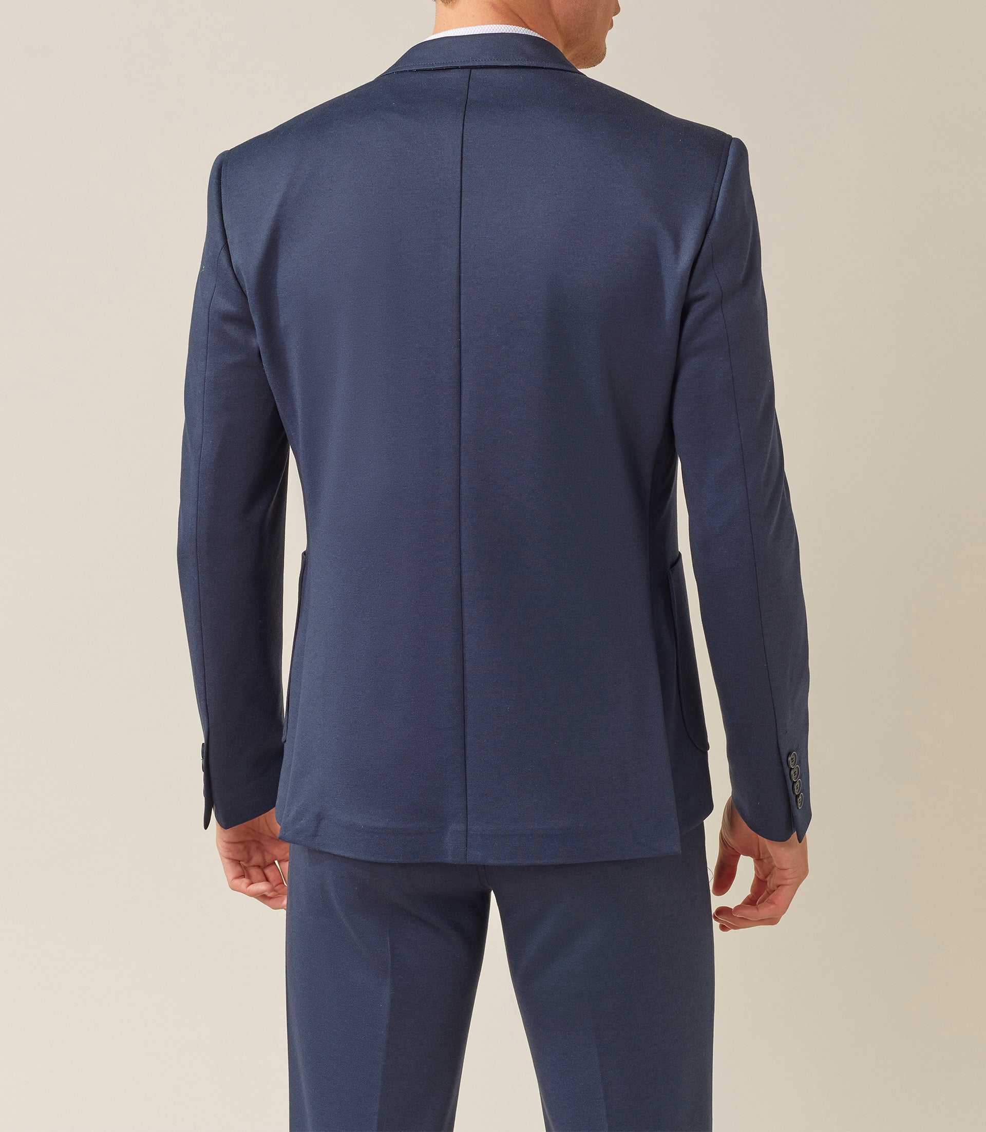 Veste ville maille marine "Ales" - IZAC