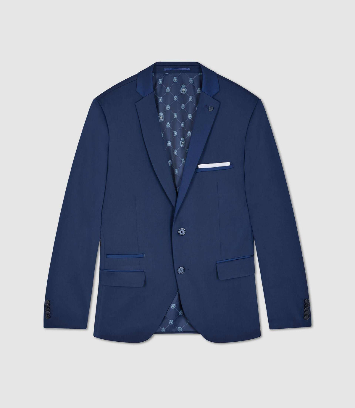 Veste ville 2 boutons bleu "Cionac" - IZAC