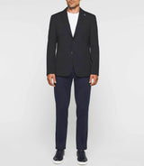 Veste ville maille marine "Cosmo" - IZAC
