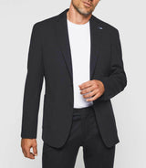 Veste ville maille marine "Cosmo" - IZAC