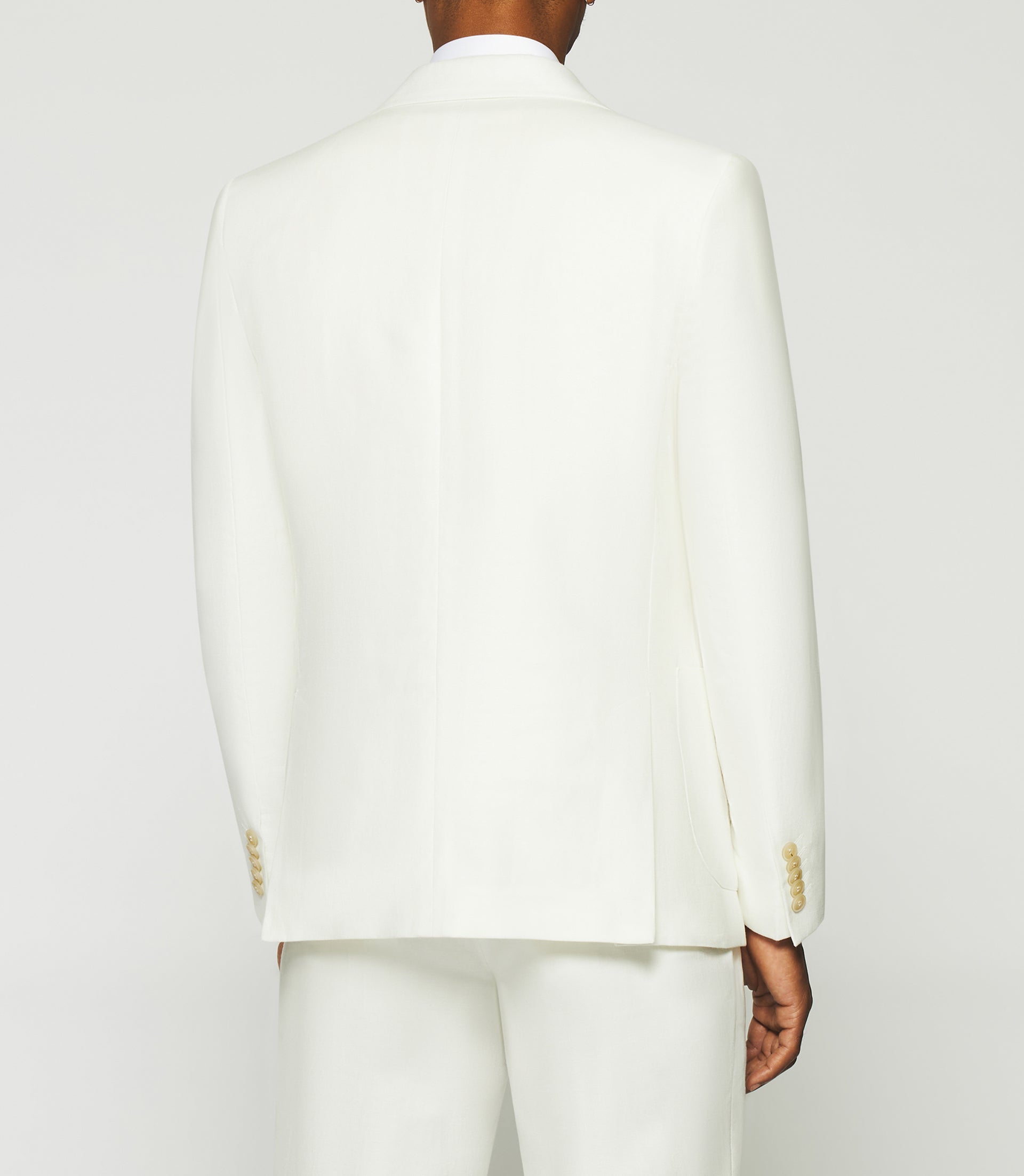 Veste séparable en coton lin blanche CACTUS - IZAC
