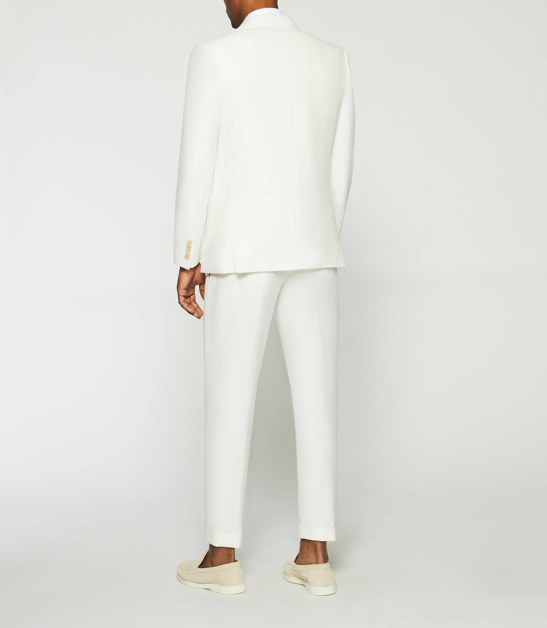 Veste séparable en coton lin blanche CACTUS - IZAC