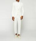 Veste séparable en coton lin blanche CACTUS - IZAC