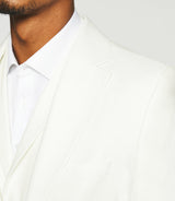 Veste séparable en coton lin blanche CACTUS - IZAC