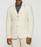 Veste en lin séparable beige CELESTE - IZAC