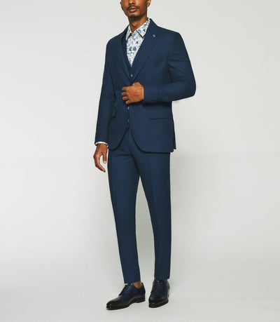 Veste en lin séparable marine - IZAC