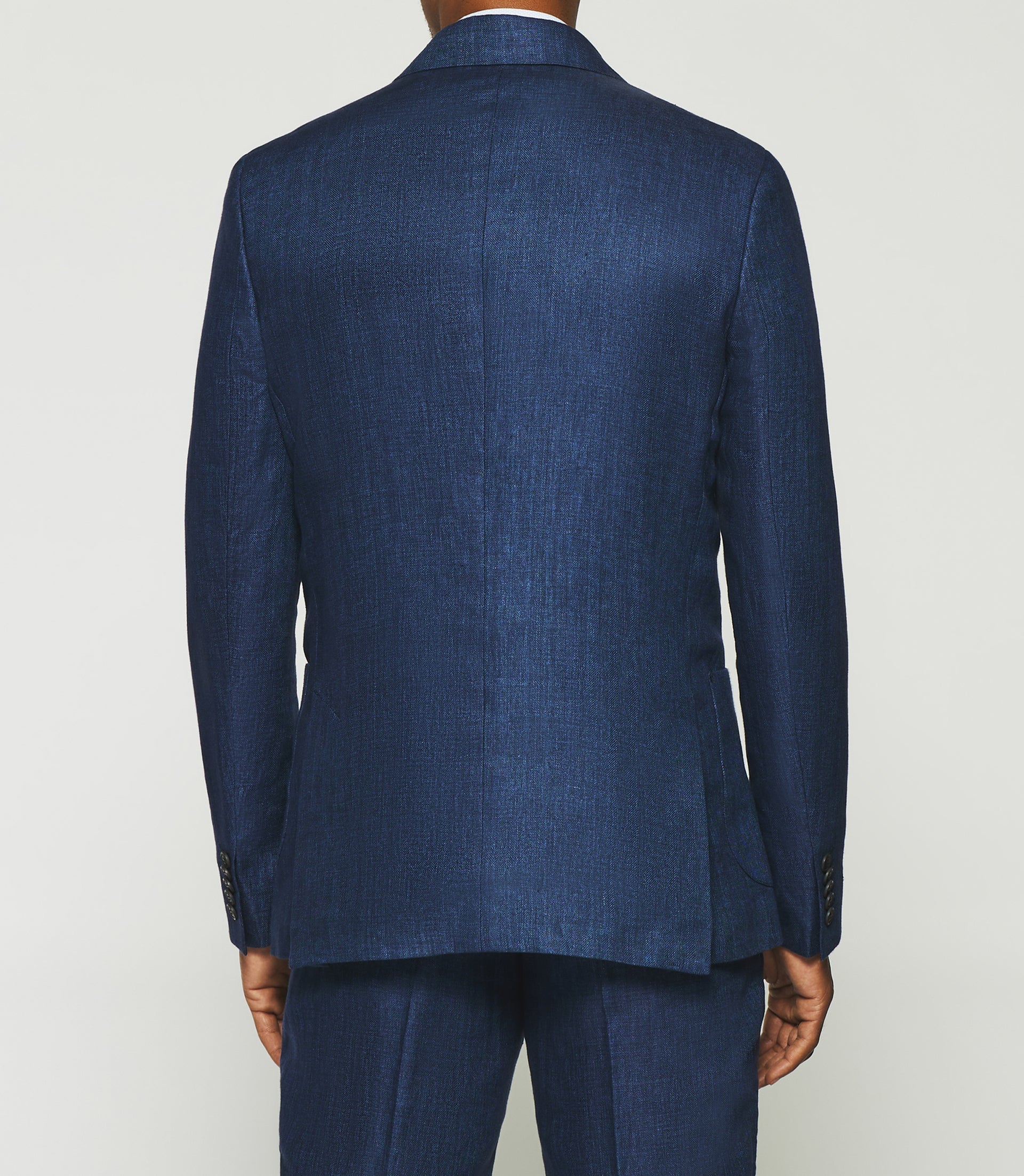 Veste séparable en lin marine CHANCE - IZAC