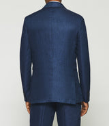 Veste séparable en lin marine CHANCE - IZAC