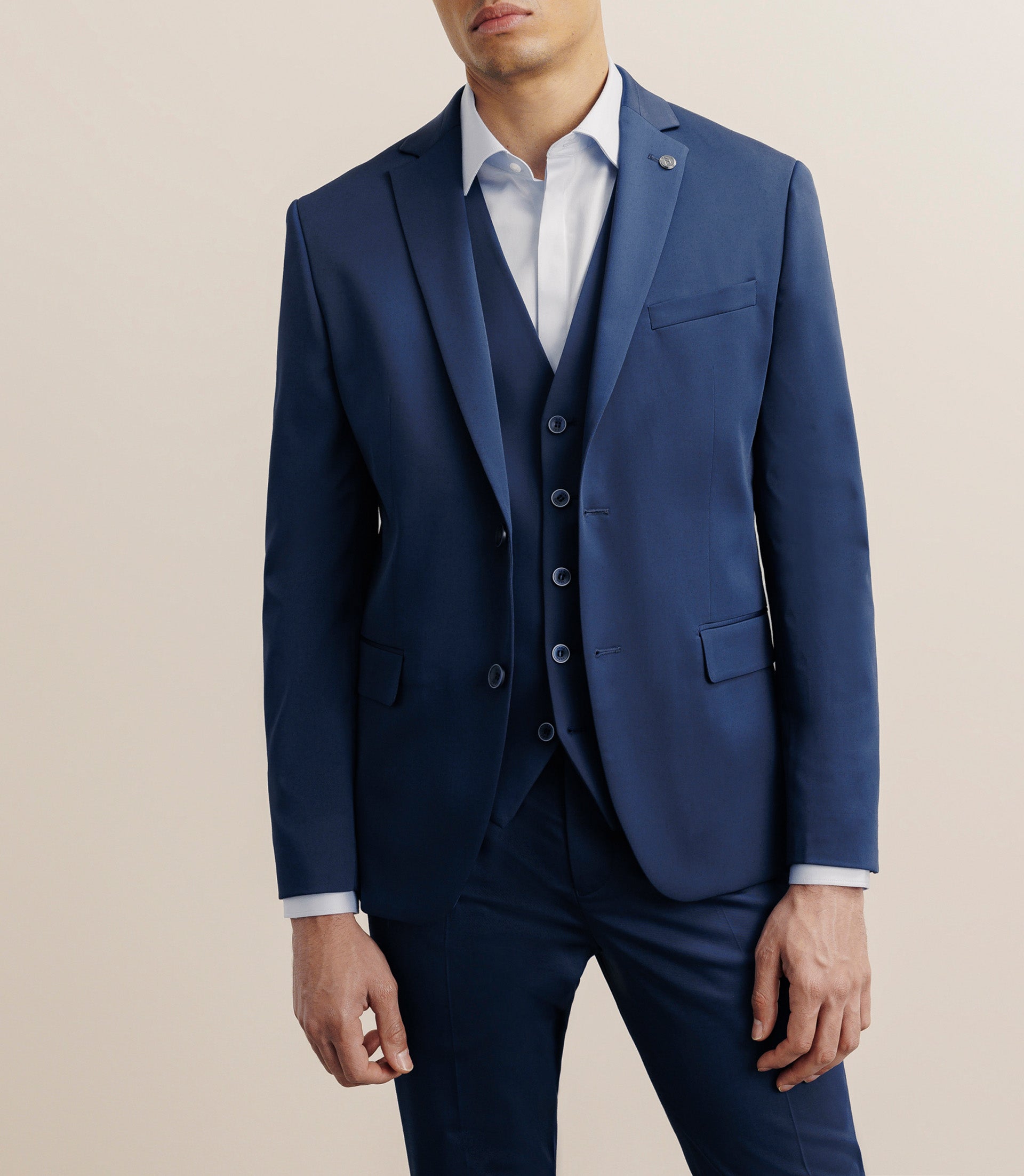 Veste ville en tissu technique bleu - IZAC