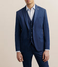 Veste ville en tissu technique bleu - IZAC