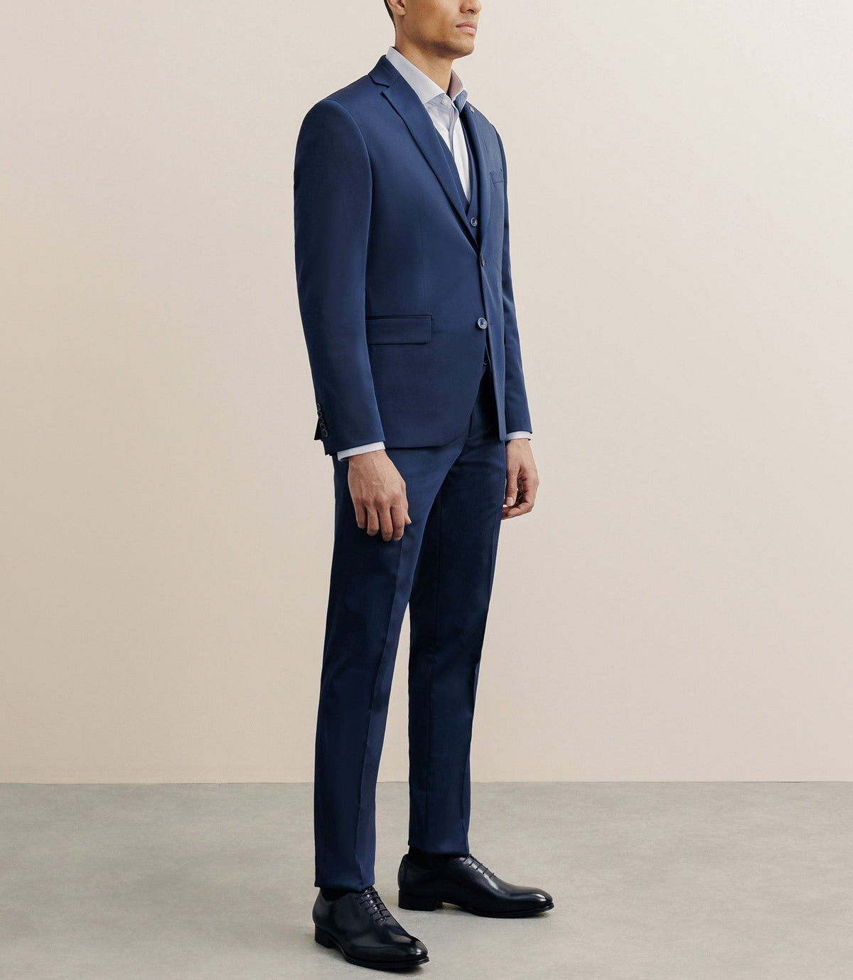 Veste ville en tissu technique bleu - IZAC