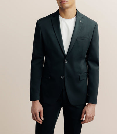 Veste ville en tissu technique noire - IZAC