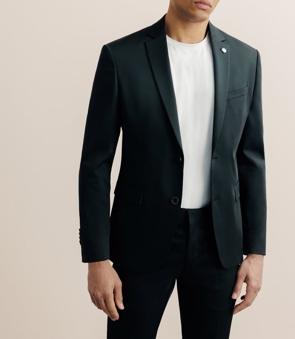 Veste ville en tissu technique noire - IZAC