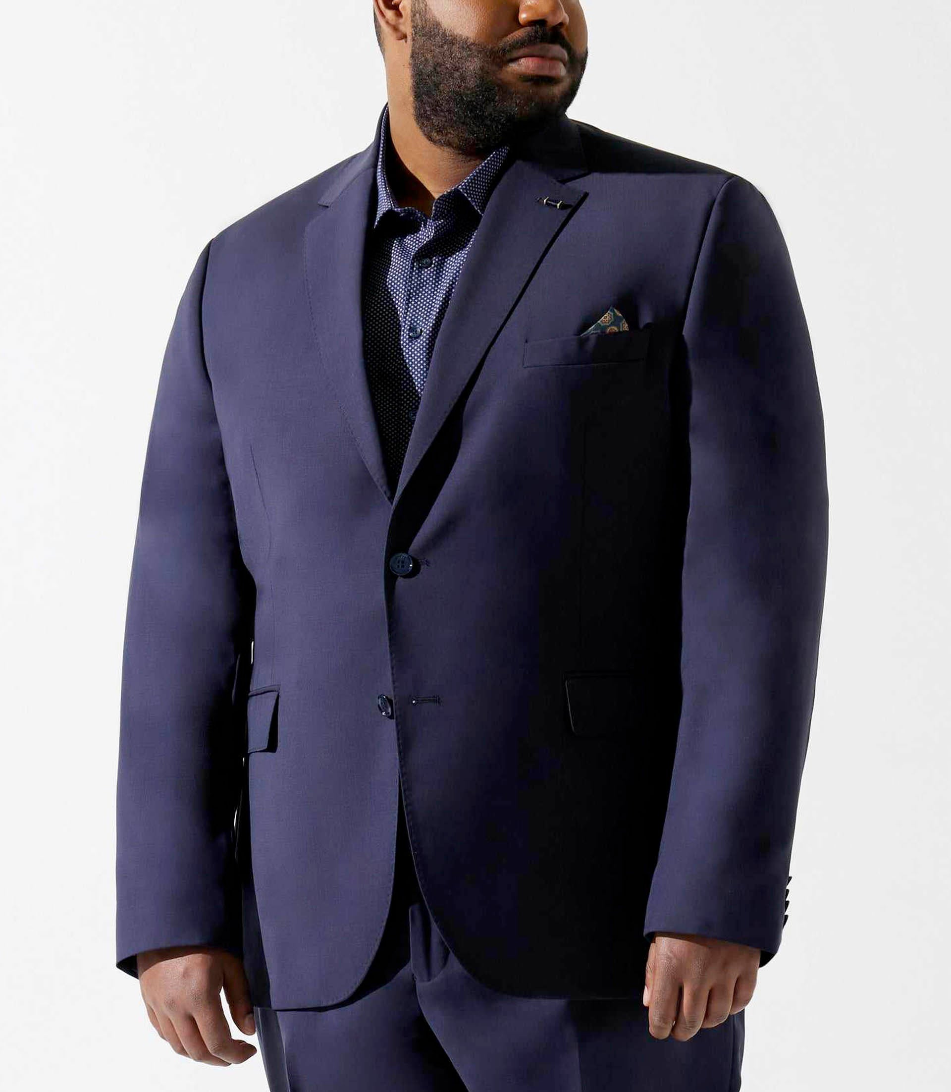 Veste en laine bleu marine FLATEURBT - IZAC
