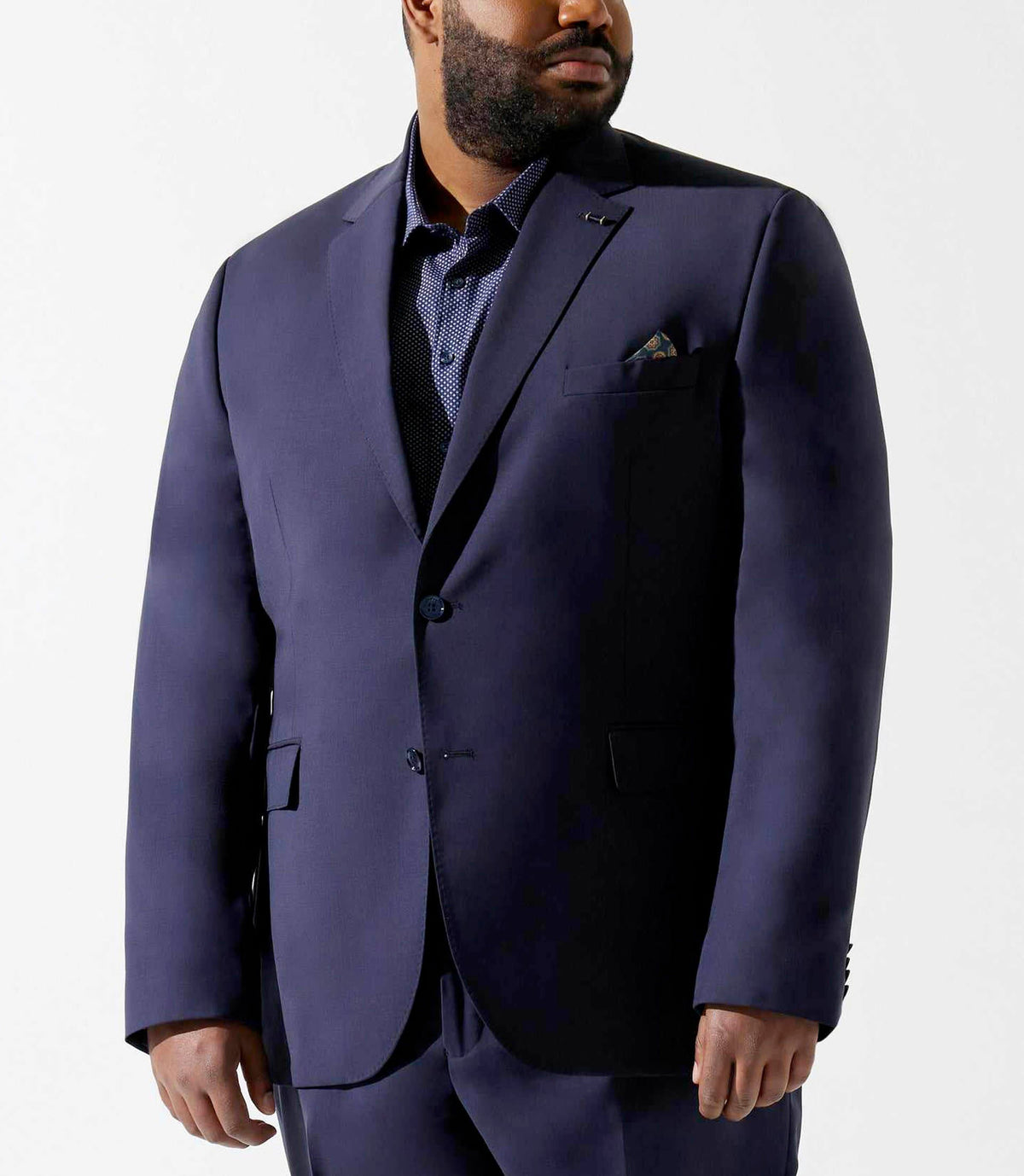 Veste en laine bleu marine FLATEURBT - IZAC