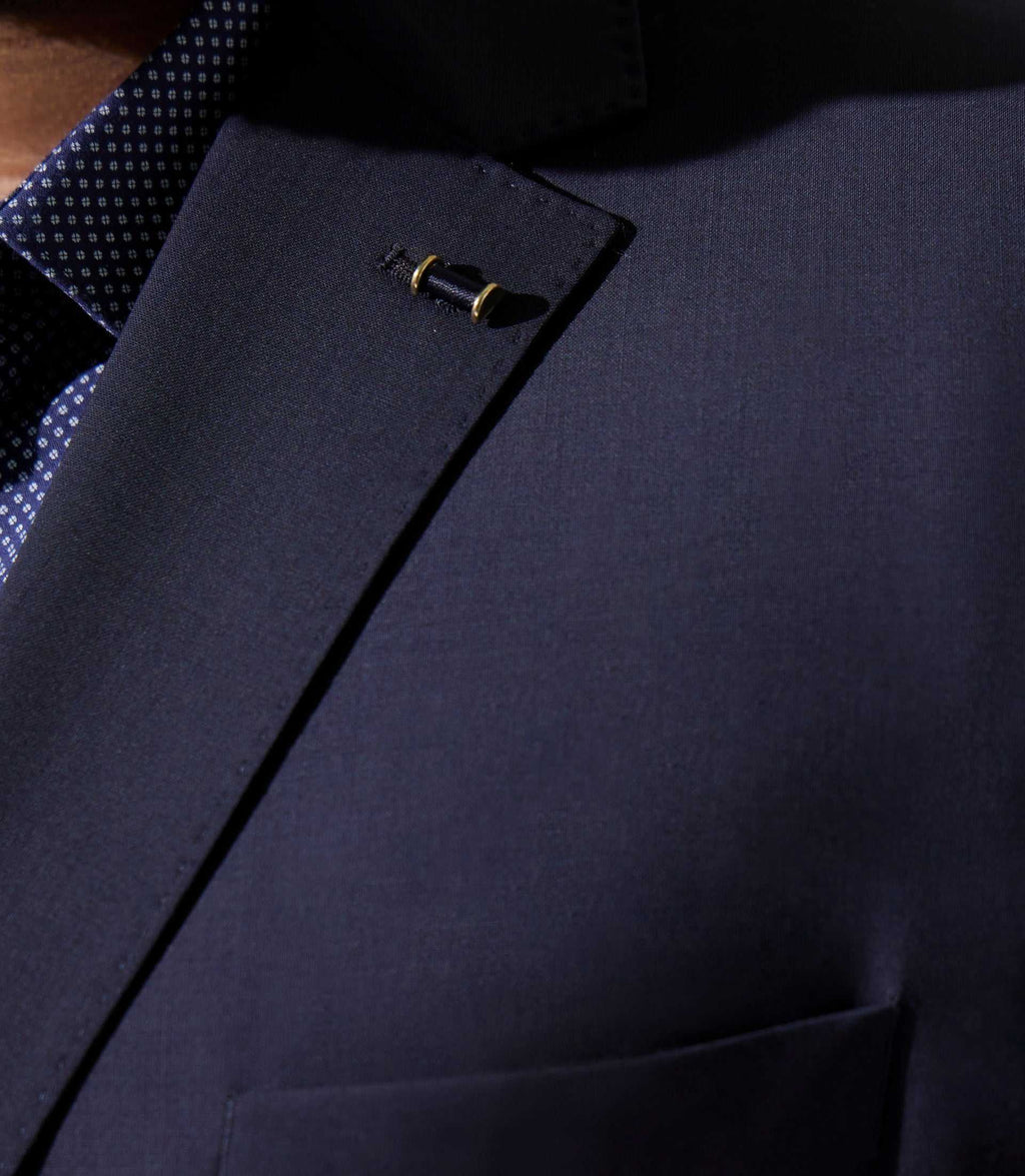 Veste en laine bleu marine FLATEURBT - IZAC