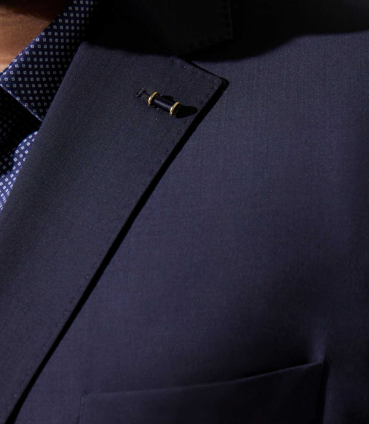 Veste en laine bleu marine FLATEURBT - IZAC