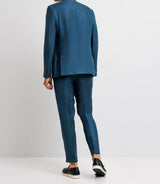 Veste ville séparable 100% lin bleu indigo - IZAC