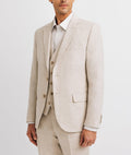 Veste ville 100% lin beige - IZAC