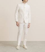 Veste ville col mao écrue - IZAC