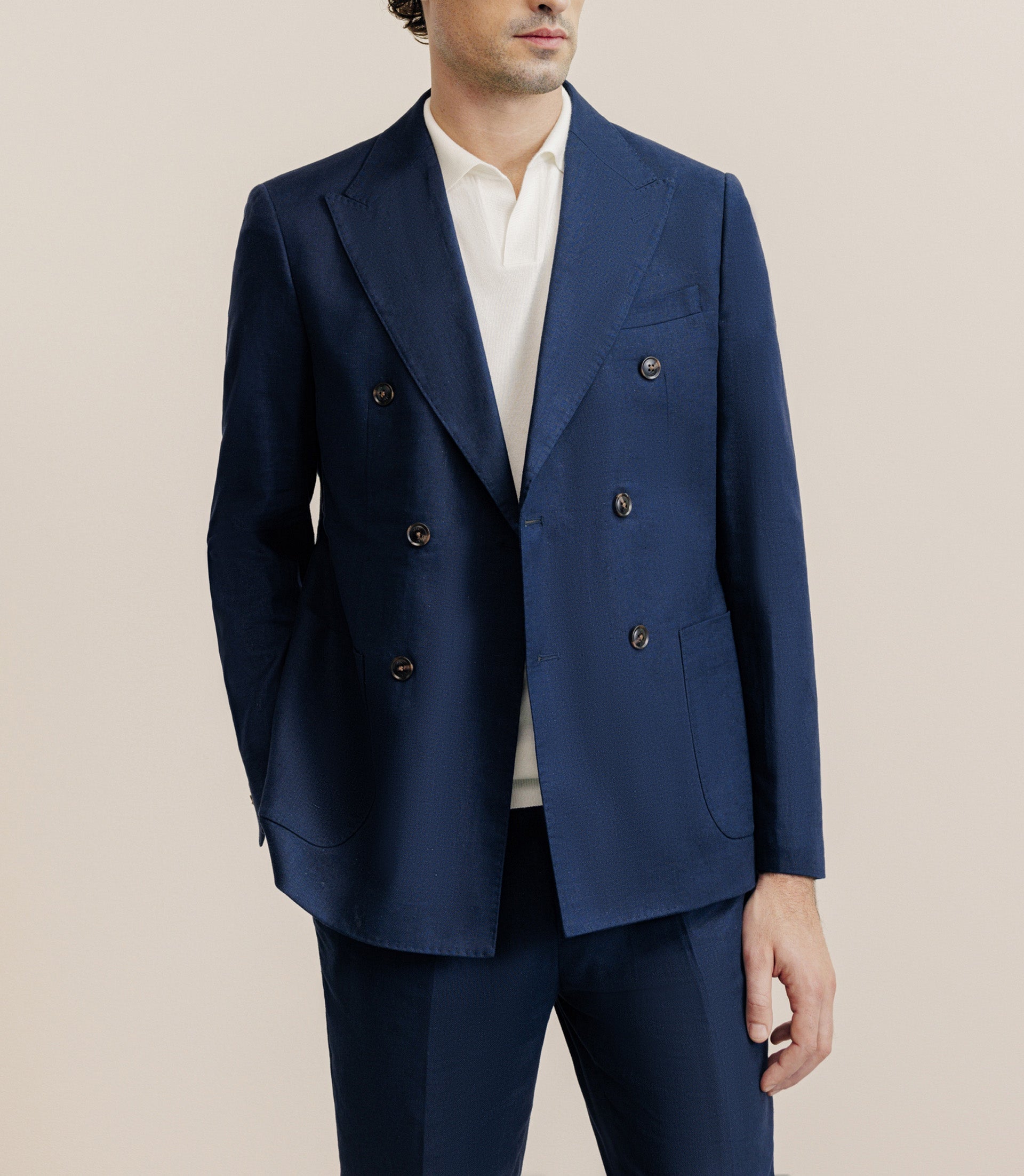 Veste ville croisée marine - IZAC