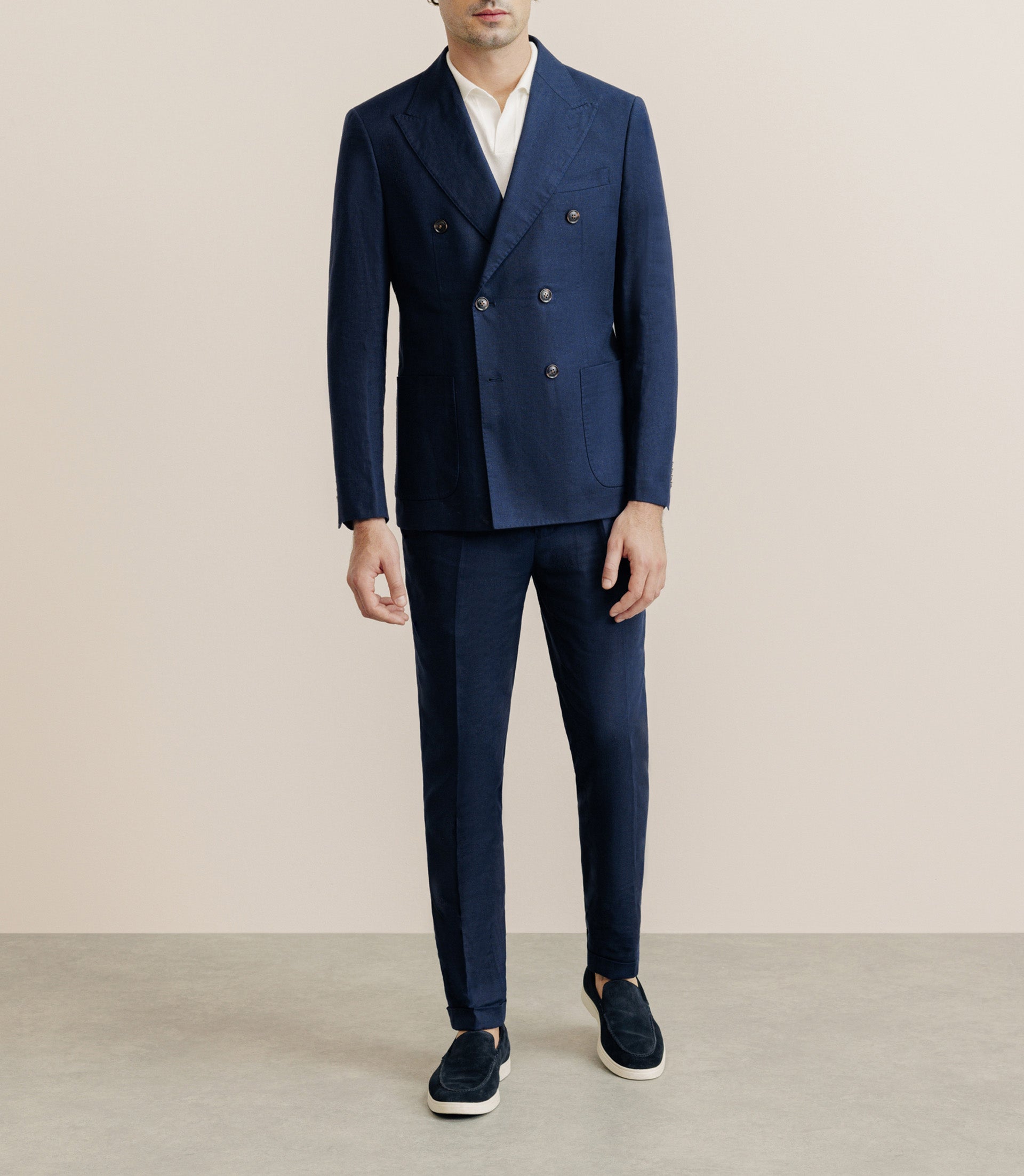 Veste ville croisée marine - IZAC