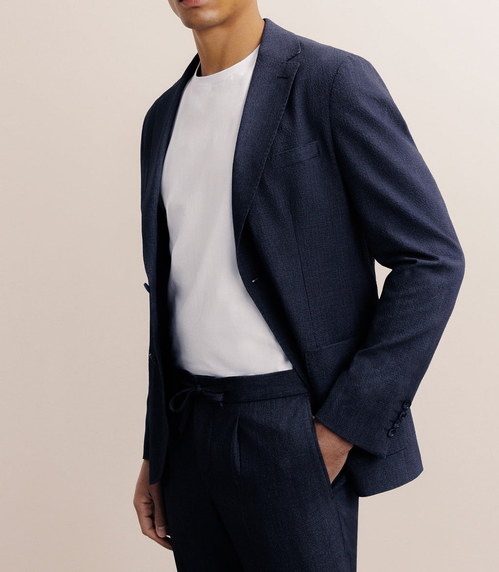 Veste ville 2 boutons bleue - IZAC