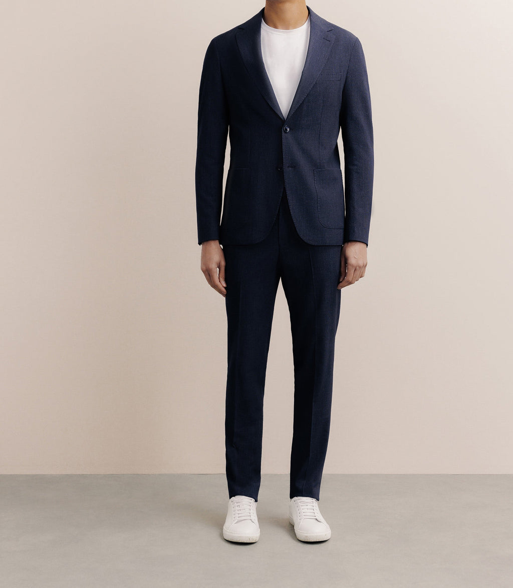Veste ville 2 boutons bleue - IZAC