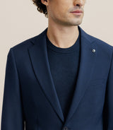 Veste en tissu armuré marine - IZAC