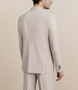Veste en tissu armuré mastic - IZAC