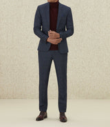 Veste ville Prince de Galles bleu "Eclatant" - IZAC