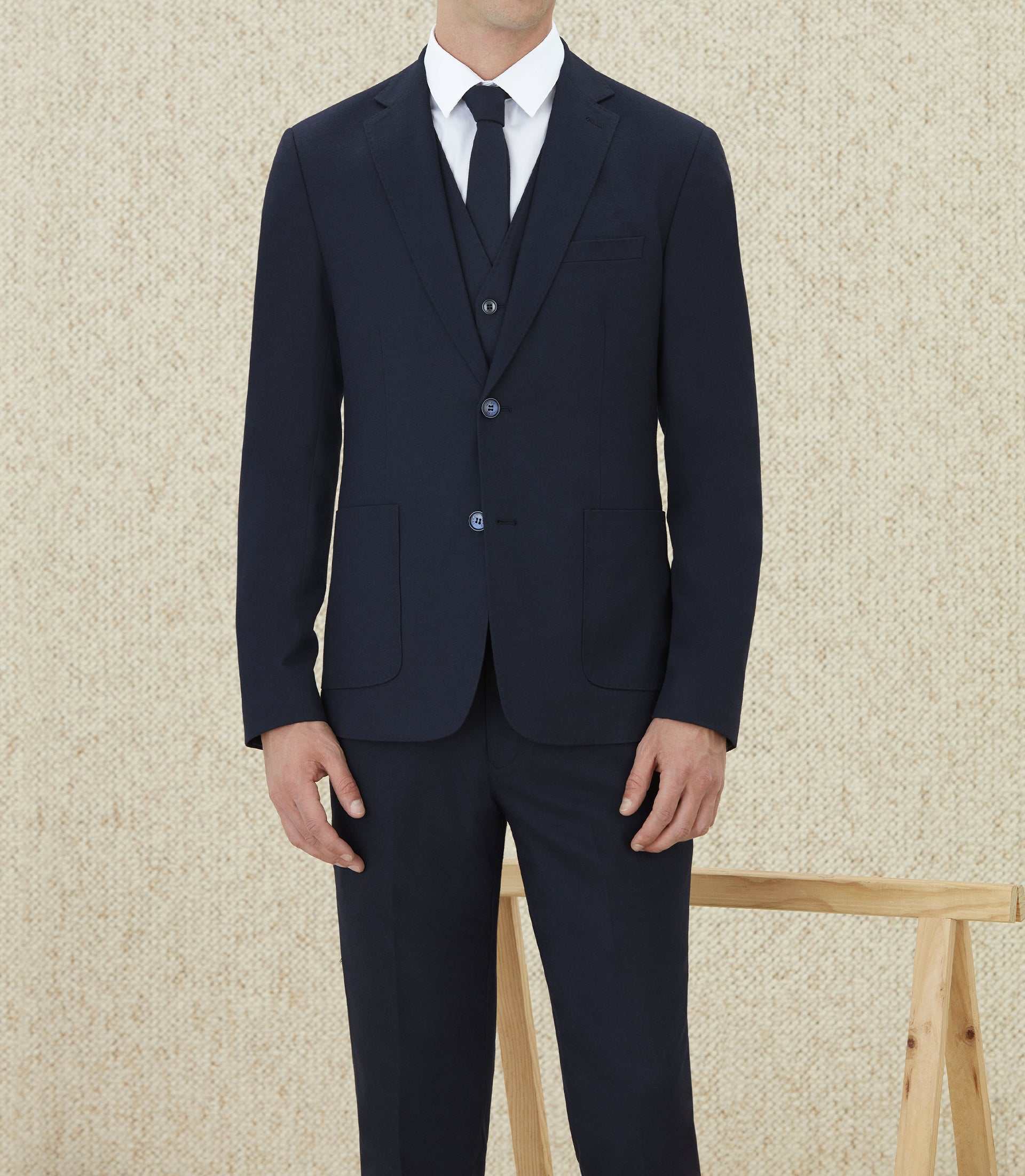 Veste ville séparable marine "Eloge" - IZAC