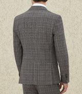 Veste ville Prince de Galles beige "Empreinte" - IZAC