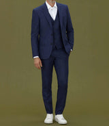 Veste ville en flanelle bleue "Envol" - IZAC