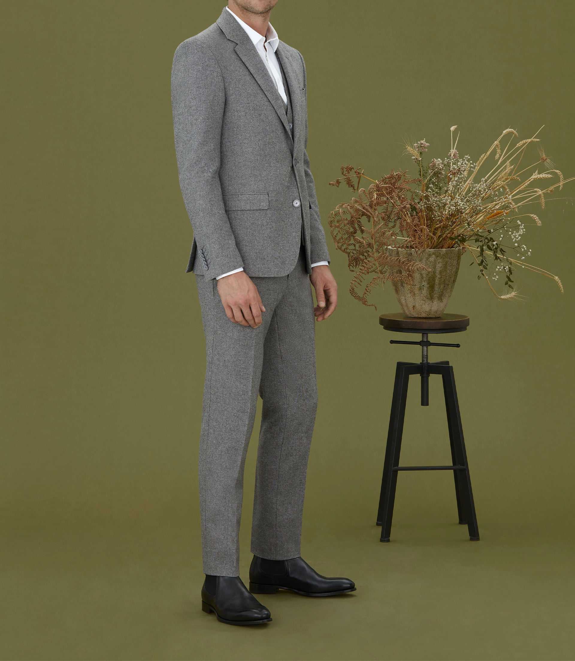 Veste ville en tweed gris "Epatant" - IZAC