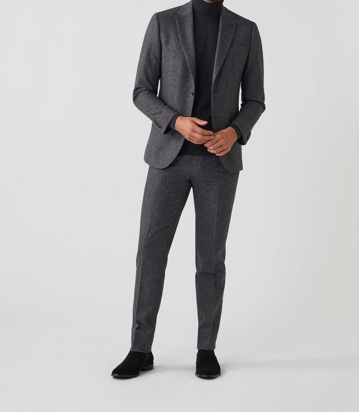 Veste ville tweed grise "Verso" - IZAC