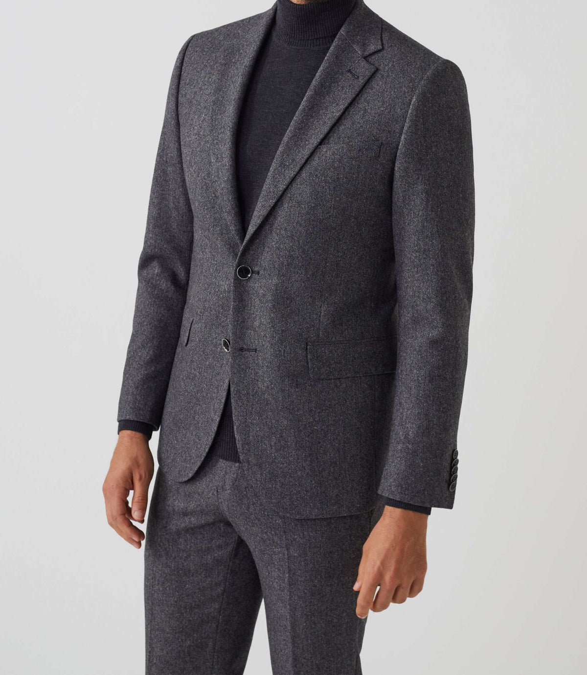 Veste ville tweed grise "Verso" - IZAC